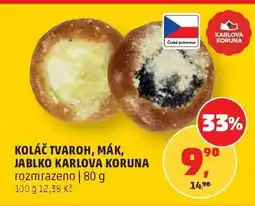 Penny Market KOLÁČ TVAROH, MÁK, JABLKO KARLOVA KORUNA nabídka