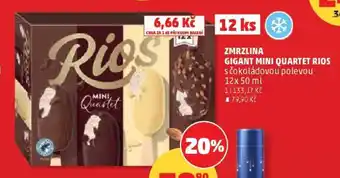 Penny Market ZMRZLINA GIGANT MINI QUARTET RIOS nabídka