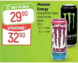 Globus Monster energy nabídka