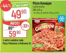 Globus Pizza Guseppe nabídka