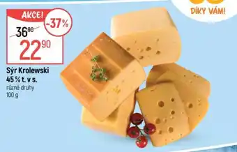 Globus Sýr Krolewski 45% t.v s nabídka