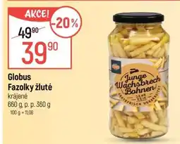 Globus Globus Fazolky žluté krájené nabídka