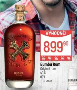 Globus Bumbu Rum nabídka