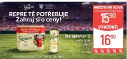 Globus STAROPRAMEN 12 světlý ležák plech | 0,5 l nabídka