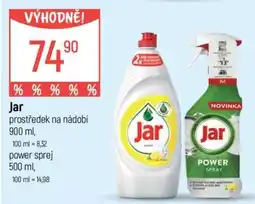Globus Jar prostředek na nádobí 900 ml, power sprej 500 ml nabídka