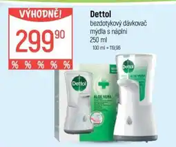 Globus Dettol bezdotykový dávkovač mýdla s náplní nabídka