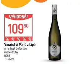 Globus Vinařství Pánů z Lipé Amethyst Collection nabídka