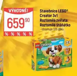 Globus Stavebnice LEGO Creator 3v1 Roztomilé zvířata: Roztomilé štěňátko nabídka