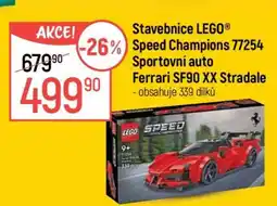 Globus Stavebnice LEGO Speed Champions 77254 Sportovní auto Ferrari SF90 XX Stradale nabídka