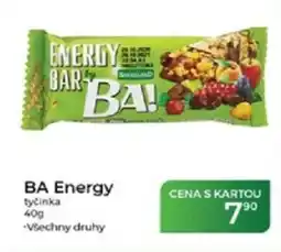Tamda Foods BA Energy tyčinka nabídka