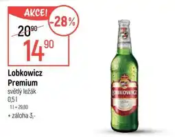 Globus Lobkowicz Premium světlý ležák 0,5 l nabídka