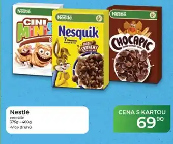 Tamda Foods Nestlé cereálie nabídka