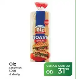 Tamda Foods Olz sandwich nabídka