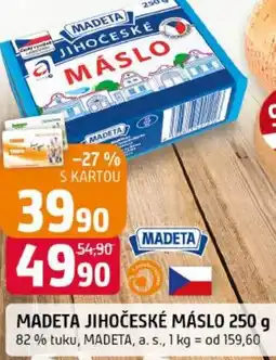 Trefa Madeta jihočeské máslo nabídka