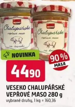 Trefa Veseko chalupářské vepřové maso nabídka