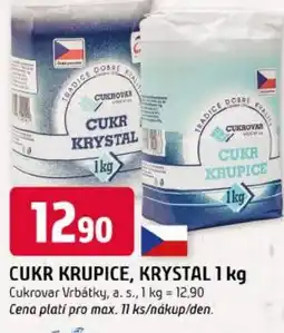 Trefa Cukr krupice, krystal nabídka