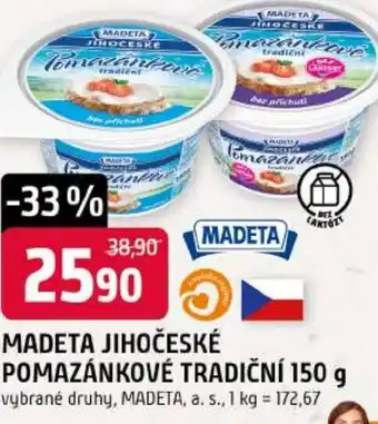 Trefa Madeta jihočeské pomazánkové tradiční nabídka