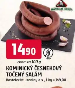 Trefa Kominický česnekový točený salám nabídka