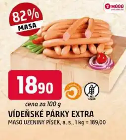 Trefa Vídeňské párky extra nabídka