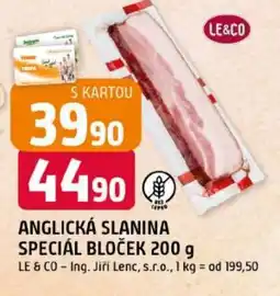 Trefa Anglická slanina speciál bloček nabídka