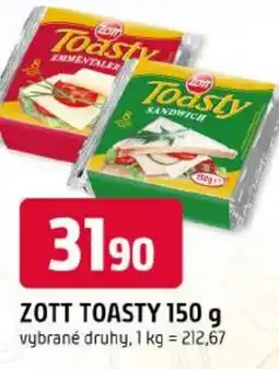 Trefa Zott toasty nabídka