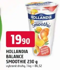 Trefa Hollandia balance Smoothie nabídka