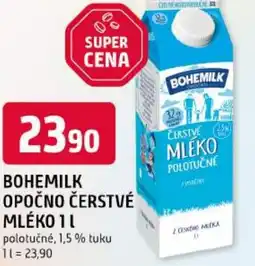 Trefa Bohemilk opočno čerstvé mléko nabídka