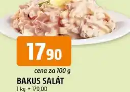 Trefa Bakus salát nabídka
