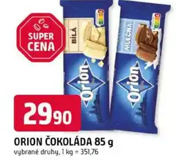 Trefa Orion čokoláda nabídka