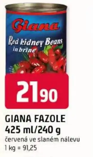 Trefa Giana fazole nabídka