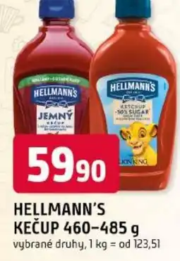 Trefa Hellmann's kečup nabídka