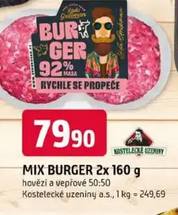 Trefa Mix burger nabídka