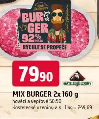 Trefa Mix burger nabídka