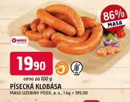 Trefa Písecká klobása nabídka
