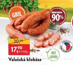 MP Krásno Valašská klobása nabídka