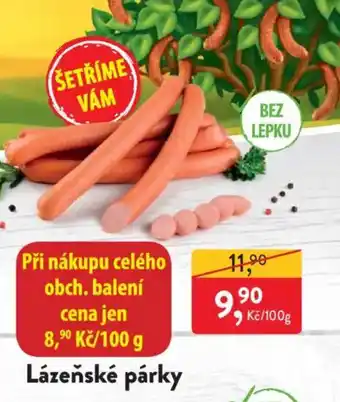 MP Krásno Lázeňské párky nabídka