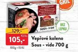 MP Krásno Vepřové koleno Sous-vide nabídka