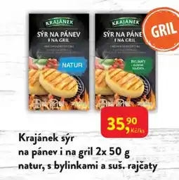 MP Krásno Krajánek sýr na pánev i na gril natur, s bylinkami a suš. rajčaty nabídka