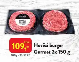 MP Krásno Hovězí burger Gurmet nabídka