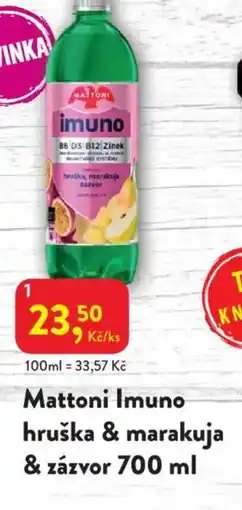 MP Krásno Mattoni Imuno hruška & marakuja & zázvor nabídka