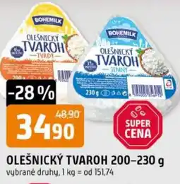 Trefa BOHEMILK Olešnický tvaroh nabídka