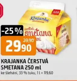 Trefa Krajanka čerstvá smetana nabídka
