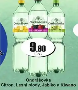 Adam Ondrášovka Citron, Lesní plody, Jablko a Kiwano nabídka