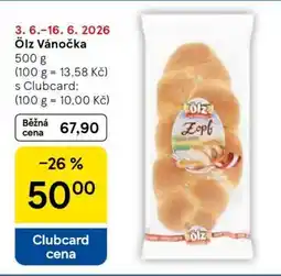 Tesco Ölz Vánočka nabídka