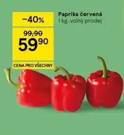 Tesco Paprika červená nabídka