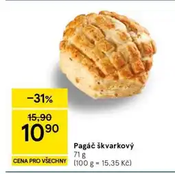 Tesco Pagáč škvarkový nabídka