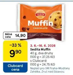 Tesco SEDITA MUFFIN nabídka