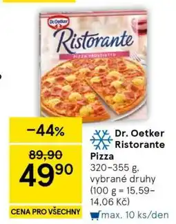 Tesco DR. Oetker Ristorante pizza nabídka