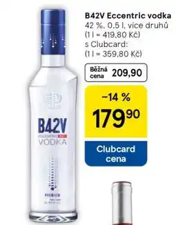Tesco B42V Eccentric Vodka nabídka