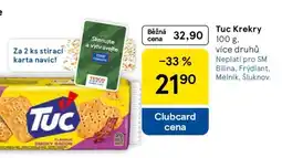 Tesco TUC krekry nabídka